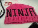 Best. Breast Cancer Ninja hat. EVER!